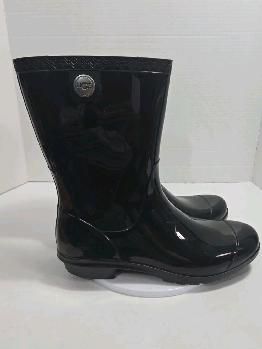 Women's UGG Sienna Black Rainboots - Size 10